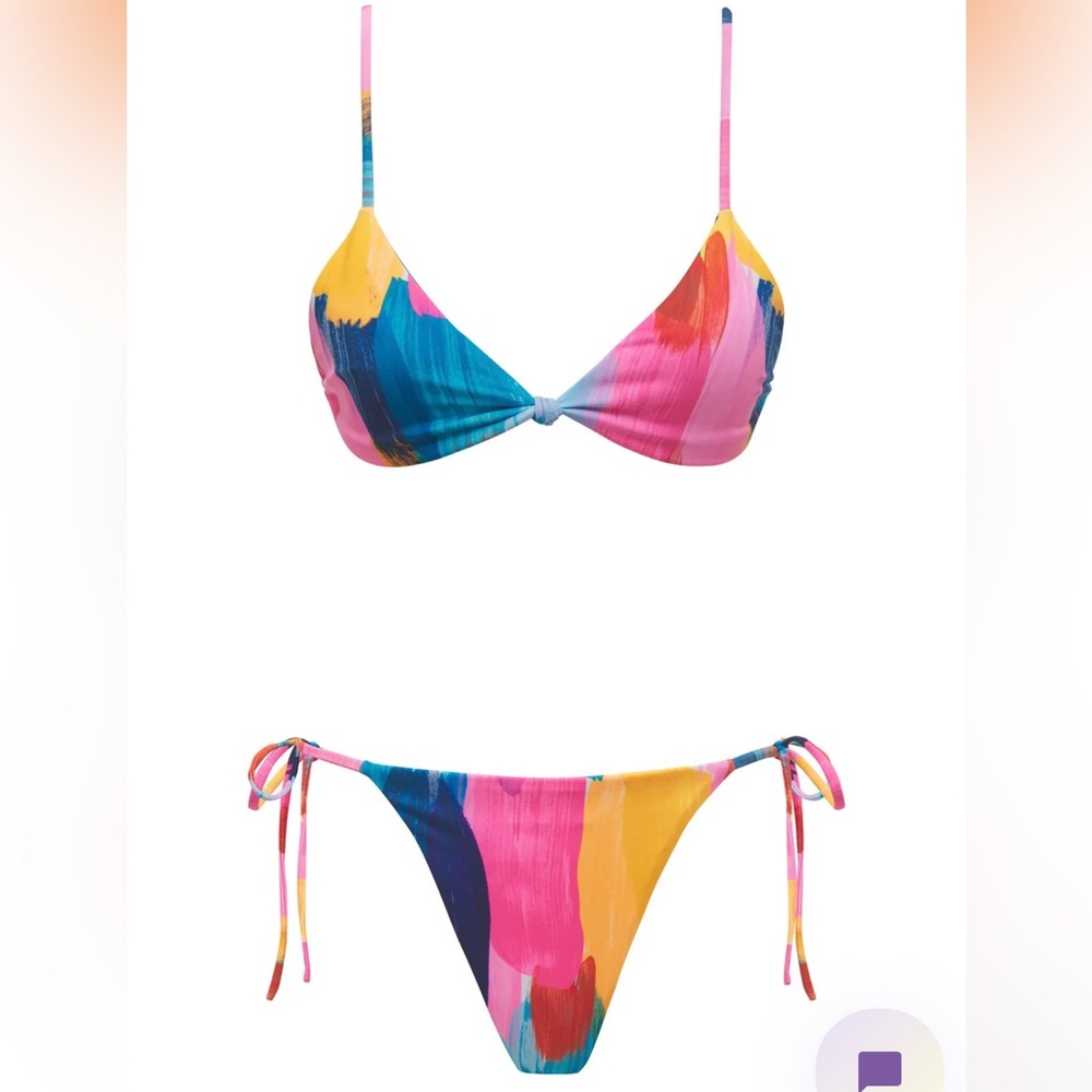 NEW with tags Sol Kissed Rainbow Bikini